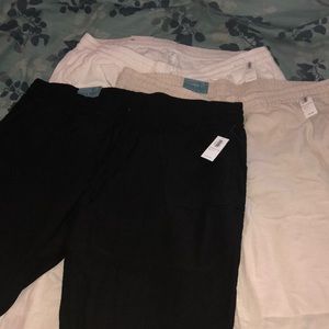 Three pair of Linen pants..OLD NAVY